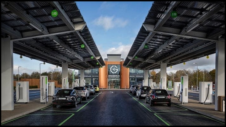 Gridserve electric forecourt
