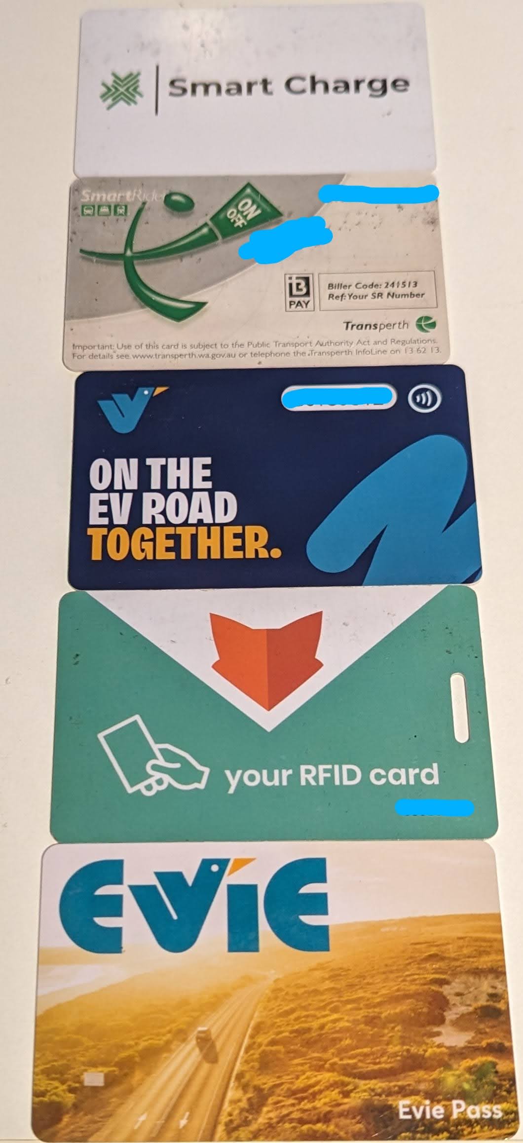 Linking RFID cards to a charging provider