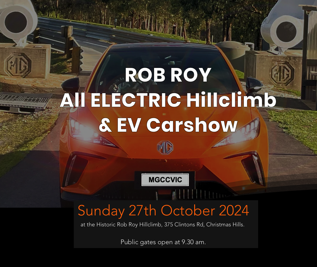 Rob Roy All Electric Hillclimb and EV Car Show