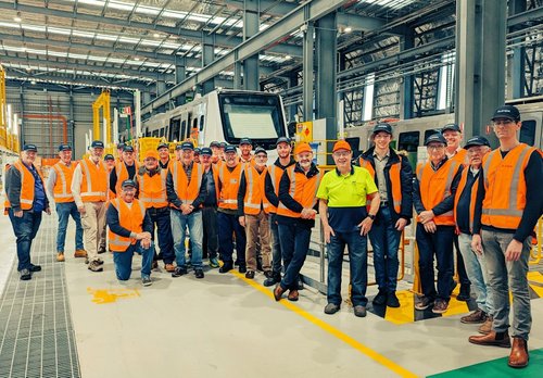 WA Branch visit to Alstom railcar fabrication and assembly plant