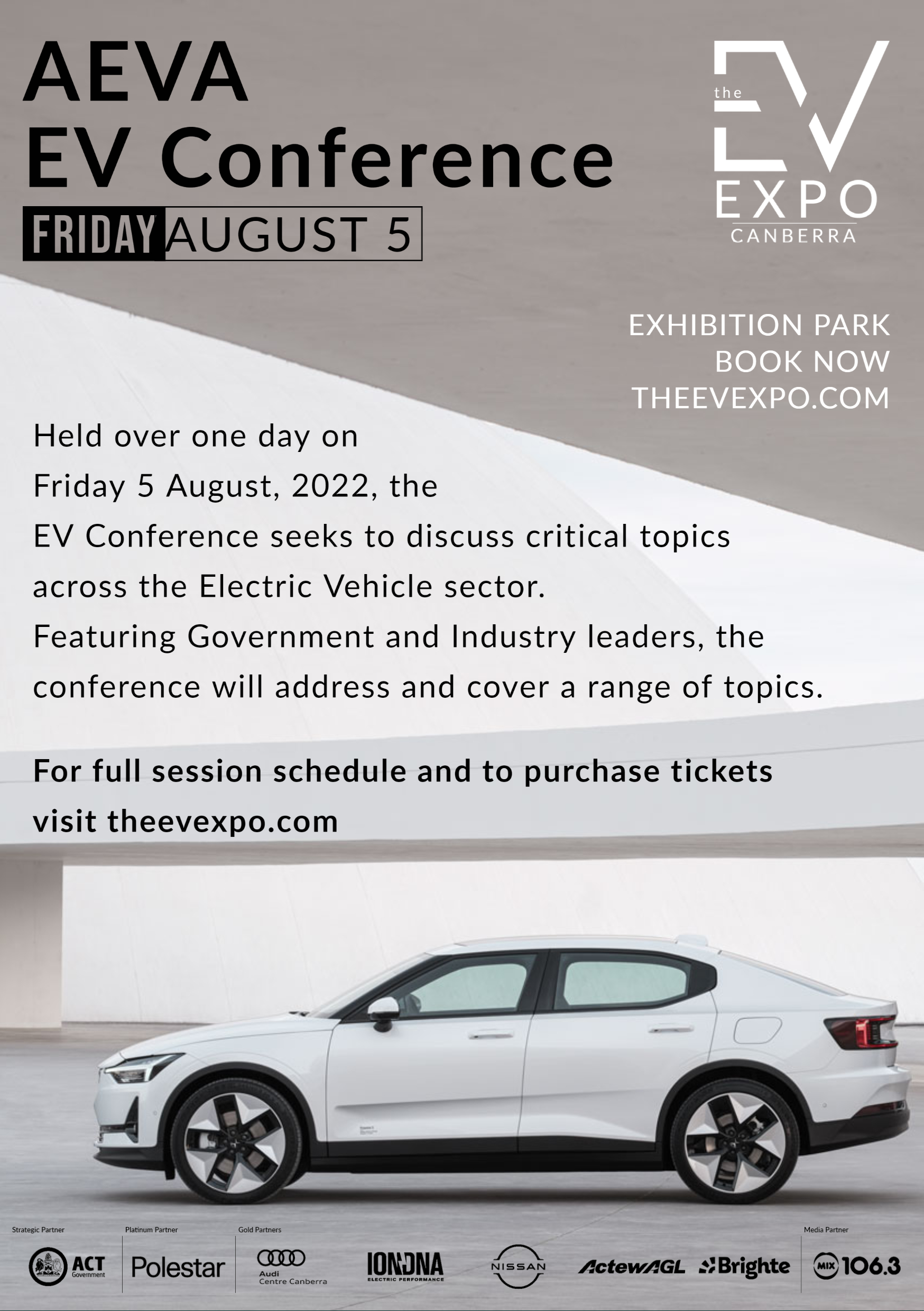 ev expo conference flyer